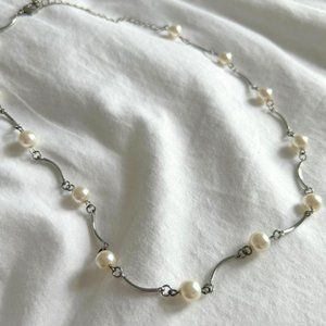cute pearl necklace